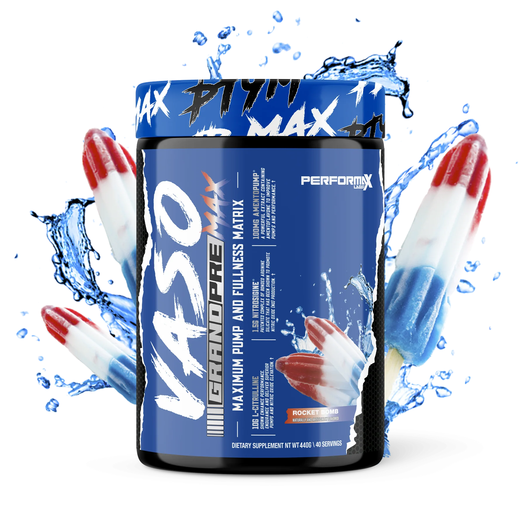 VASO GRAND Pre Max // Maximum Pump & Fullness Matrix (40 Servings) PerforMax Labs Rocket Pop NTS Newtown Supplement Store Sydney