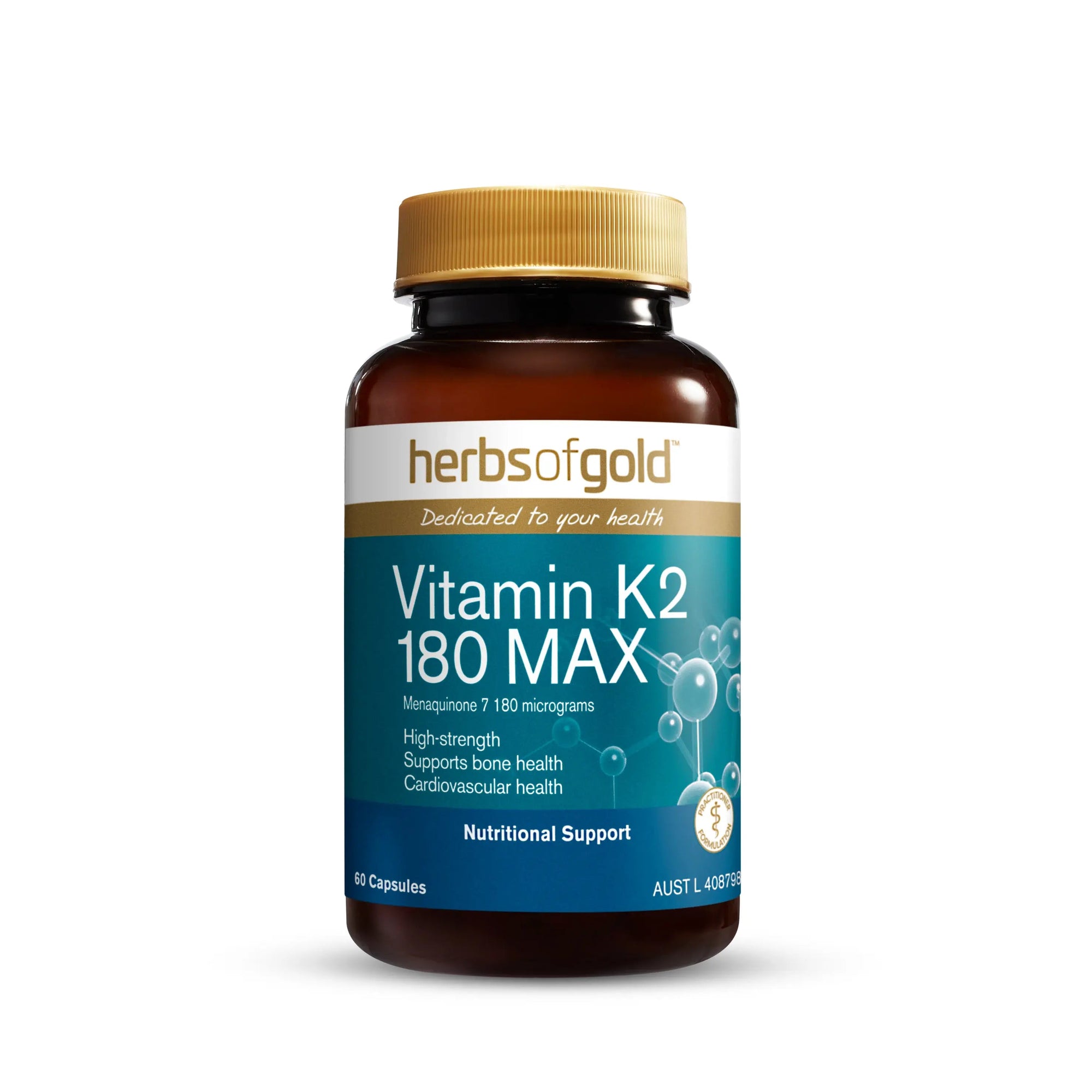 Vitamin K2 180 Max // Bone Health Herbs of Gold NTS Newtown Supplement Store Sydney