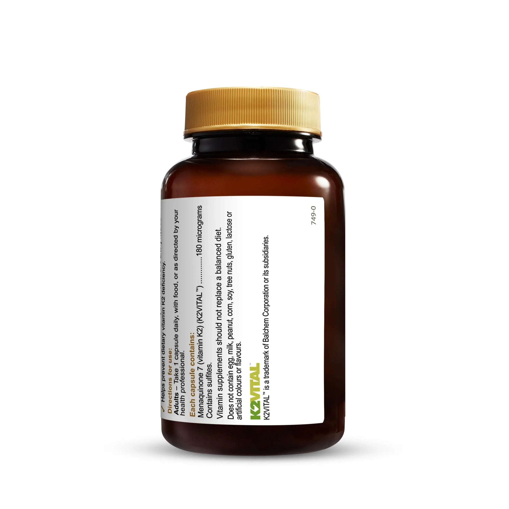 Vitamin K2 180 Max // Bone Health Herbs of Gold NTS Newtown Supplement Store Sydney