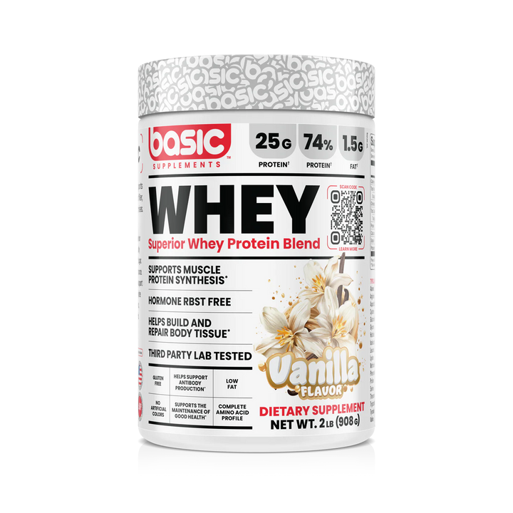 WHEY // Superior Whey Protein Blend 2LB BASIC Vanilla NTS Newtown Supplement Store Sydney