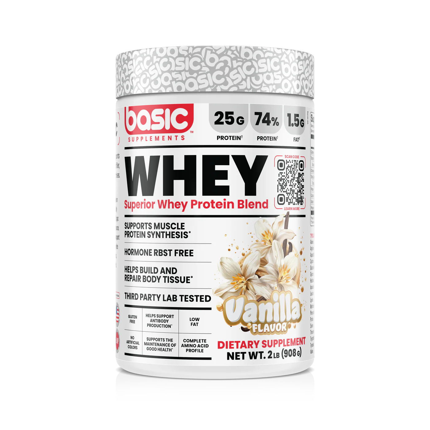 WHEY // Superior Whey Protein Blend 2LB BASIC Vanilla NTS Newtown Supplement Store Sydney