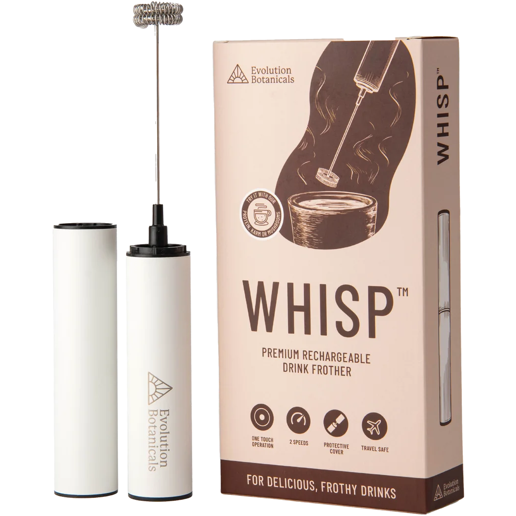 WHISP // Premium Rechargeable Frother Evolution Botanicals NTS Newtown Supplement Store Sydney