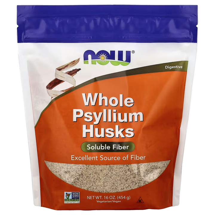 Whole Psyllium Husks // 454g Now Foods NTS Newtown Supplement Store Sydney