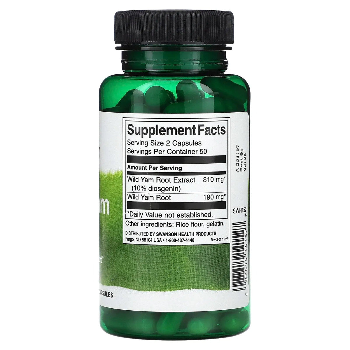 Wild Yam Root // Menopause Support Swanson NTS Newtown Supplement Store Sydney