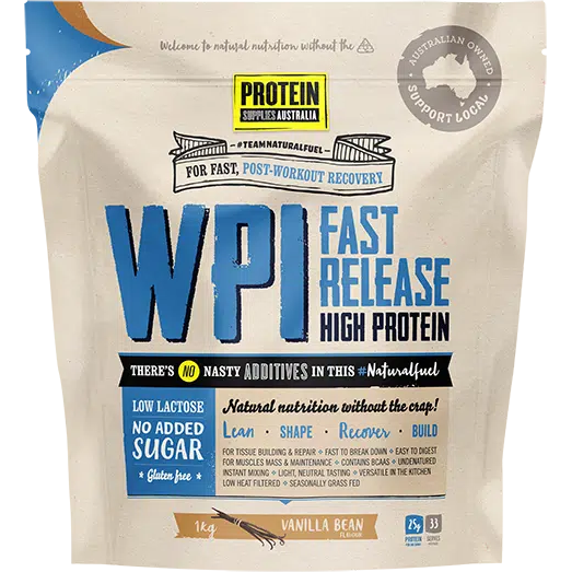 WPI Fast Release High Protein // 25g Protein Protein Supplies Australia NTS Newtown Supplement Store Sydney