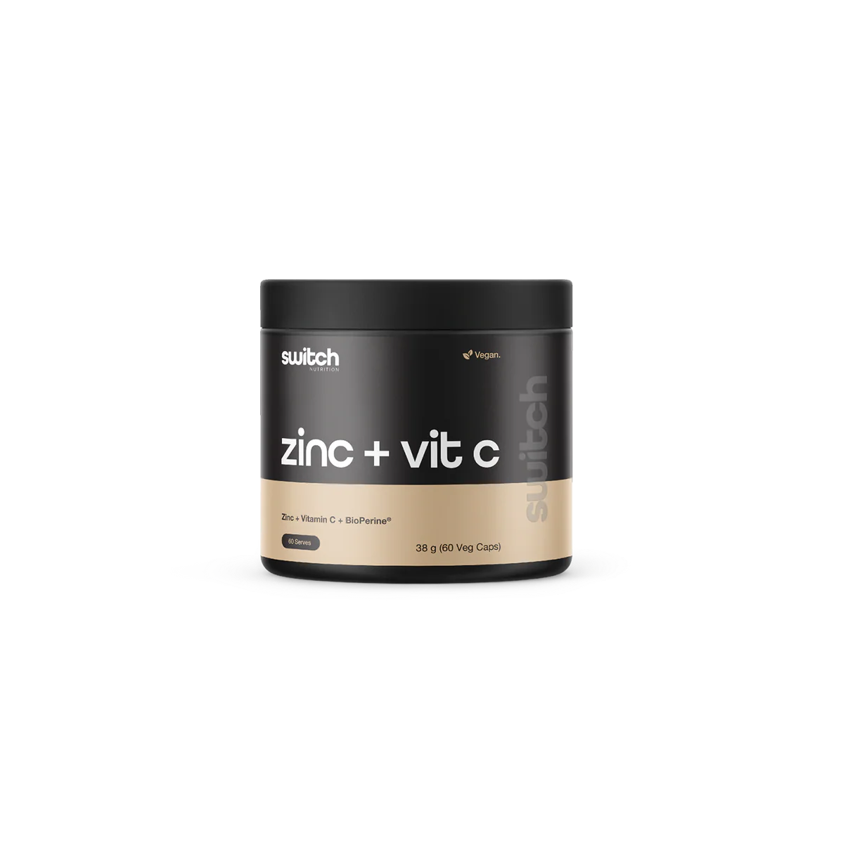 Zinc + Vitamin C // 60 Veg Caps SWITCH NTS Newtown Supplement Store Sydney