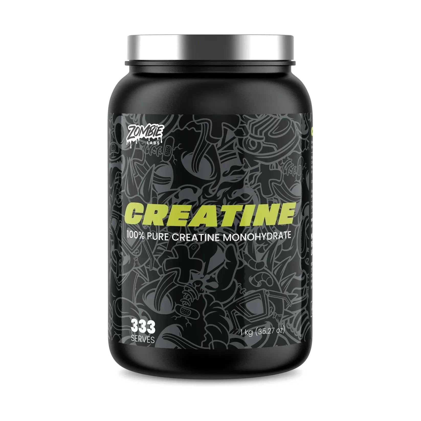 ZOMBIE CREATINE // 100% Pure Creatine Monohydrate Zombie Labs 1kg NTS Newtown Supplement Store Sydney