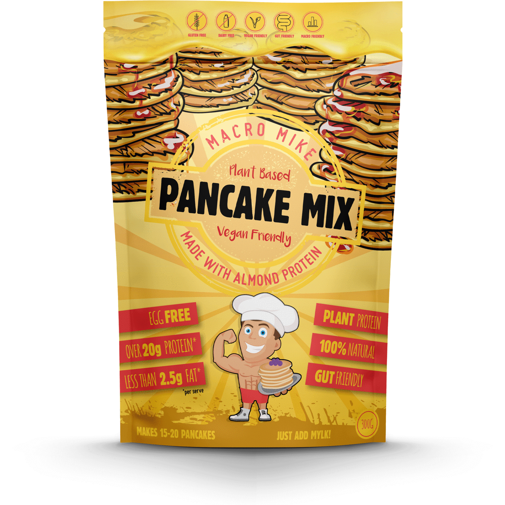Macro Friendly Pancake Mix // Plant Based