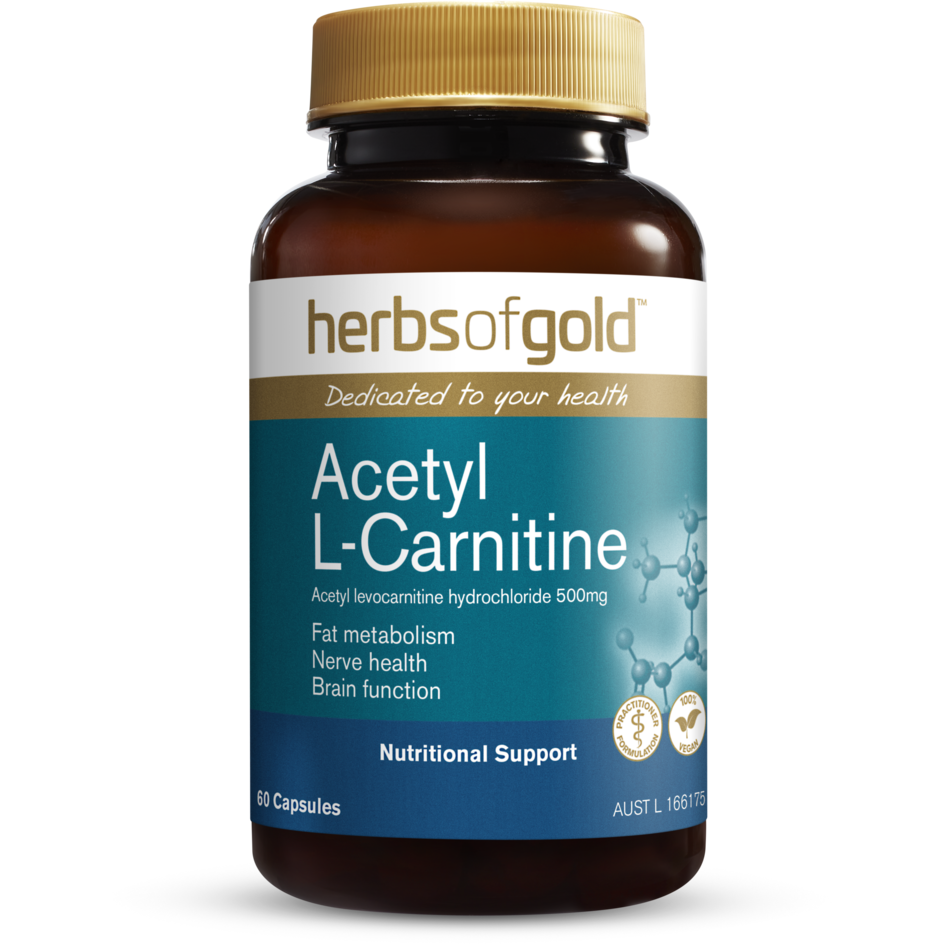 Acetyl L-Carnitine Herbs of Gold NTS Newtown Supplement Store Sydney