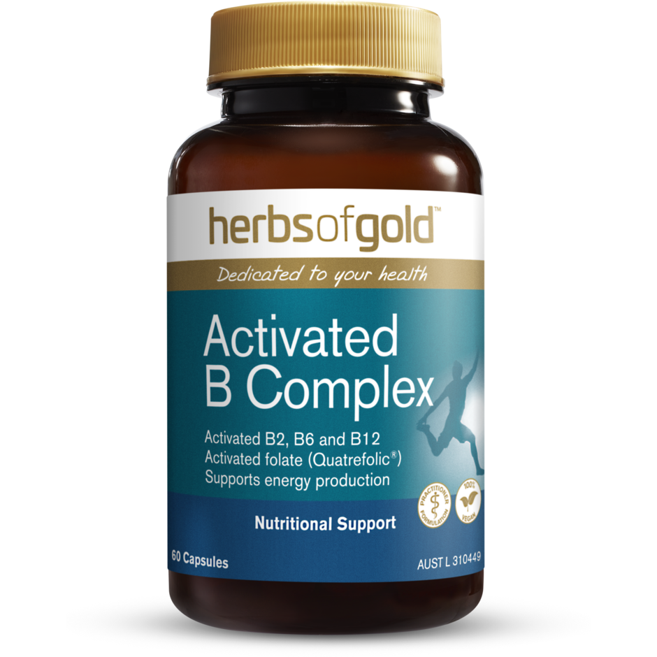 Activated B Complex // Energy Production Herbs of Gold NTS Newtown Supplement Store Sydney