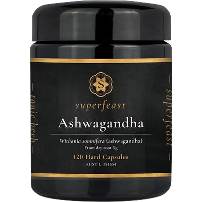 Ashwagandha // 120 Caps SuperFeast NTS Newtown Supplement Store Sydney