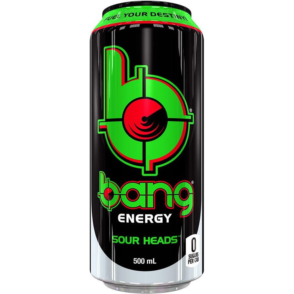 BANG Energy // RTD Can Bang Sour Heads NTS Newtown Supplement Store Sydney