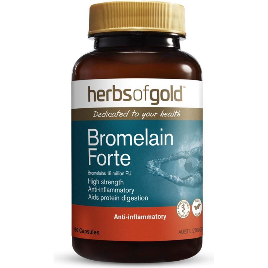 Bromelain Forte // Anti-Inflammatory Herbs of Gold NTS Newtown Supplement Store Sydney