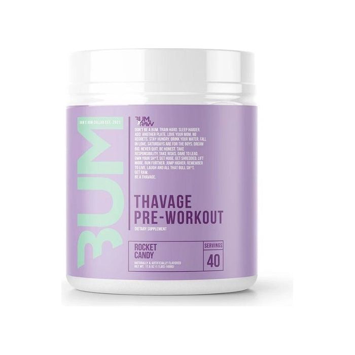 CBUM THAVAGE // PREWORKOUT RAW Rocket Candy NTS Newtown Supplement Store Sydney