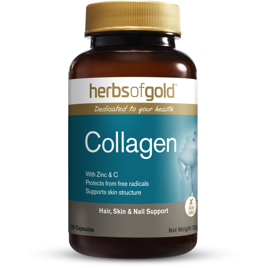 Collagen 30 Capsules Herbs of Gold NTS Newtown Supplement Store Sydney