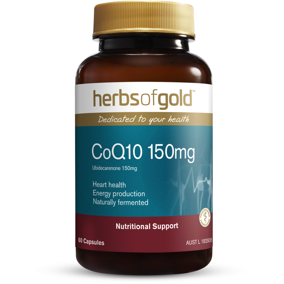 CoQ10 150mg Herbs of Gold NTS Newtown Supplement Store Sydney