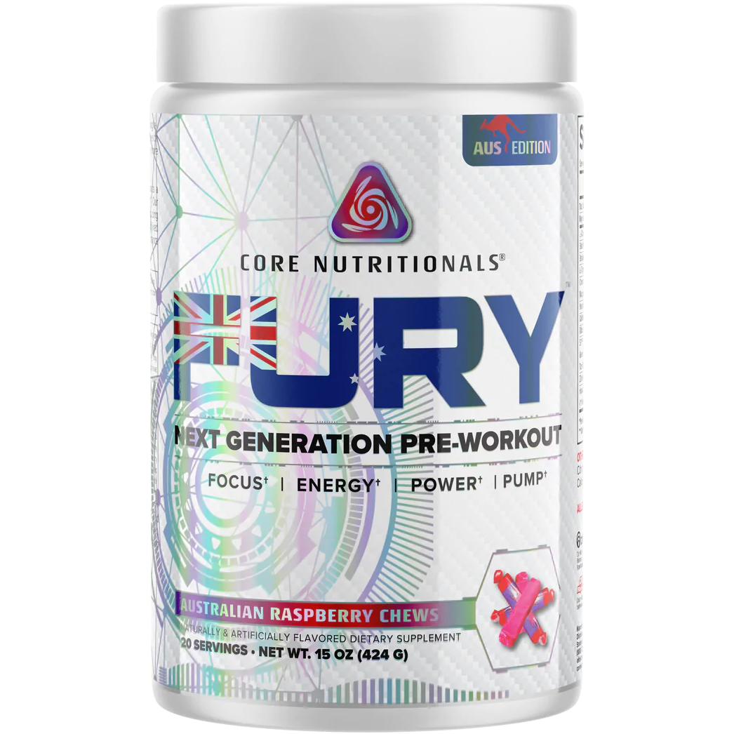 CORE-FURY// Next Generation Pre Workout Core Nutritionals NTS Newtown Supplement Store Sydney
