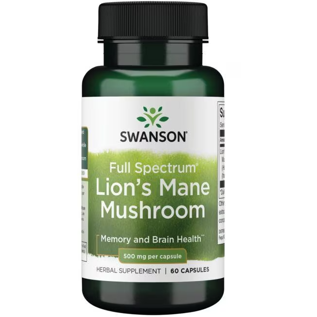 Full Spectrum Lion's Mane Mushroom // Memory and Brain Swanson NTS Newtown Supplement Store Sydney