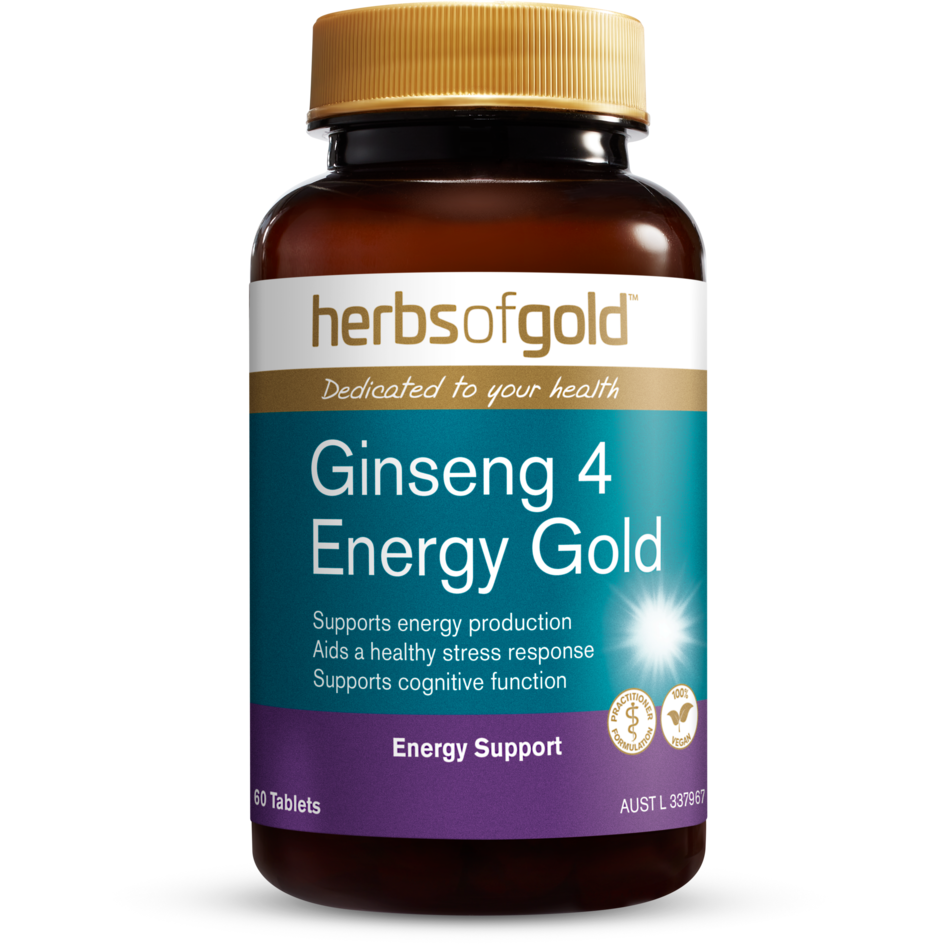 Ginseng 4 Energy Gold // Energy Support Herbs of Gold NTS Newtown Supplement Store Sydney