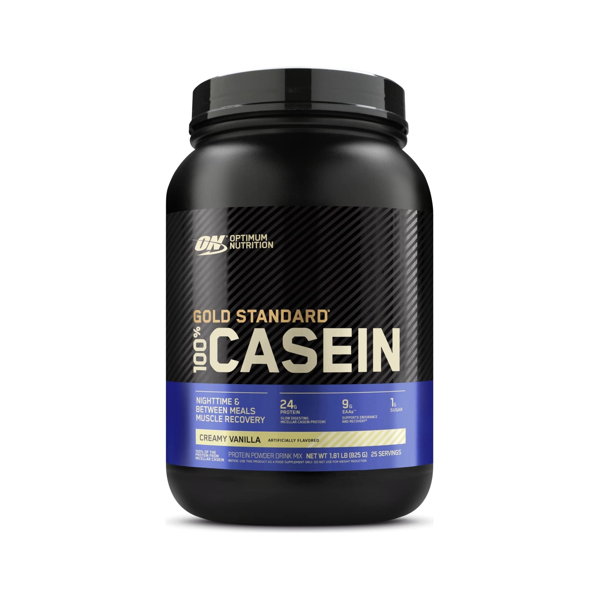 GOLD STANDARD 100% CASEIN // 25 Srv Optimum Nutrition Vanilla NTS Newtown Supplement Store Sydney