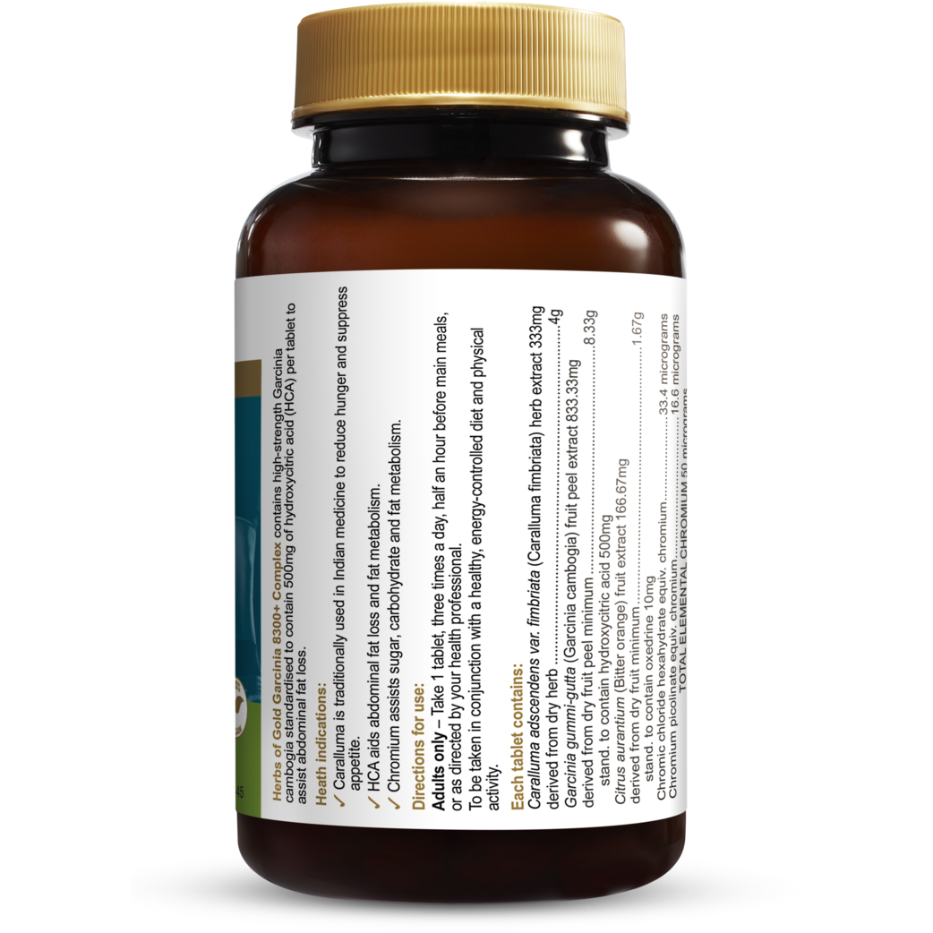 Herbs of Gold Garcinia 8300+Complex Herbs of Gold 60 Tablets NTS Newtown Supplement Store Sydney