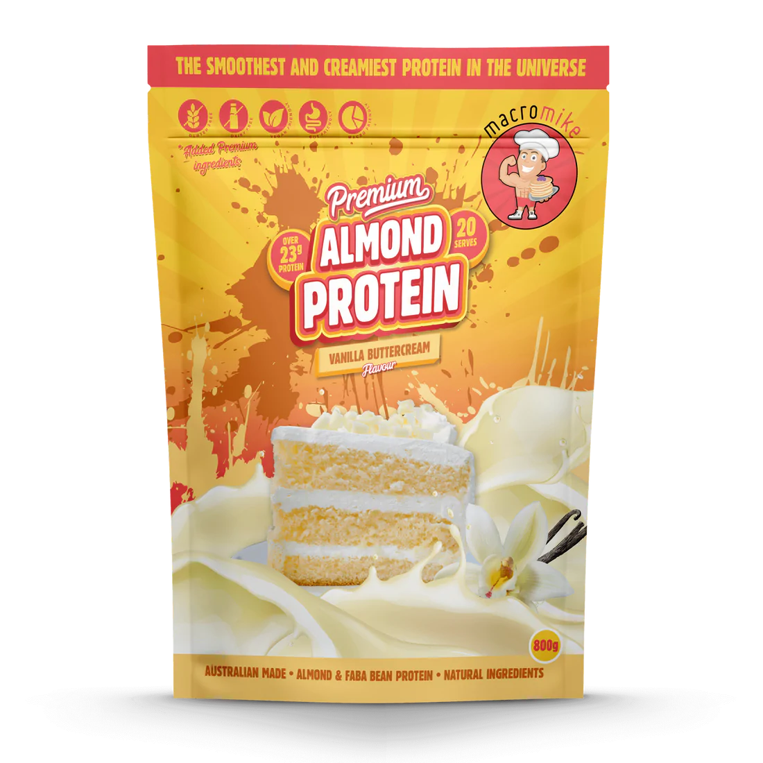 Premium Almond Protein Powder // Vegan