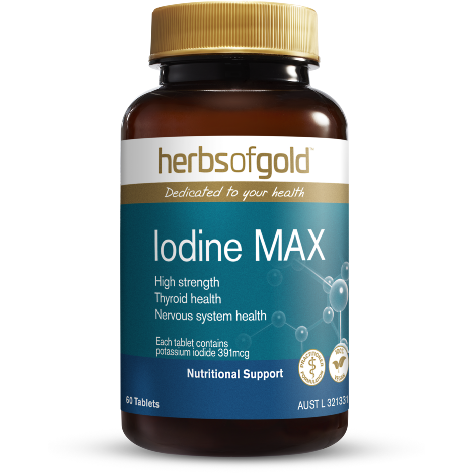 Iodine MAX Herbs of Gold NTS Newtown Supplement Store Sydney