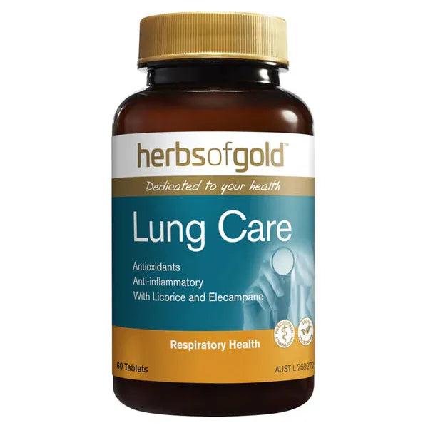 Lung Care // Respiratory health Herbs of Gold NTS Newtown Supplement Store Sydney