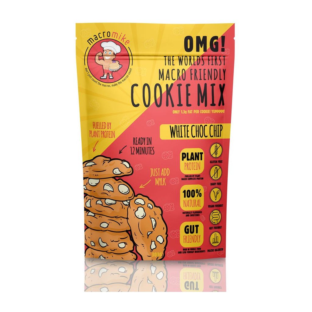 Macro Friendly  Cookie Baking Mix Macro Mike White Choc Chip NTS Newtown Supplement Store Sydney