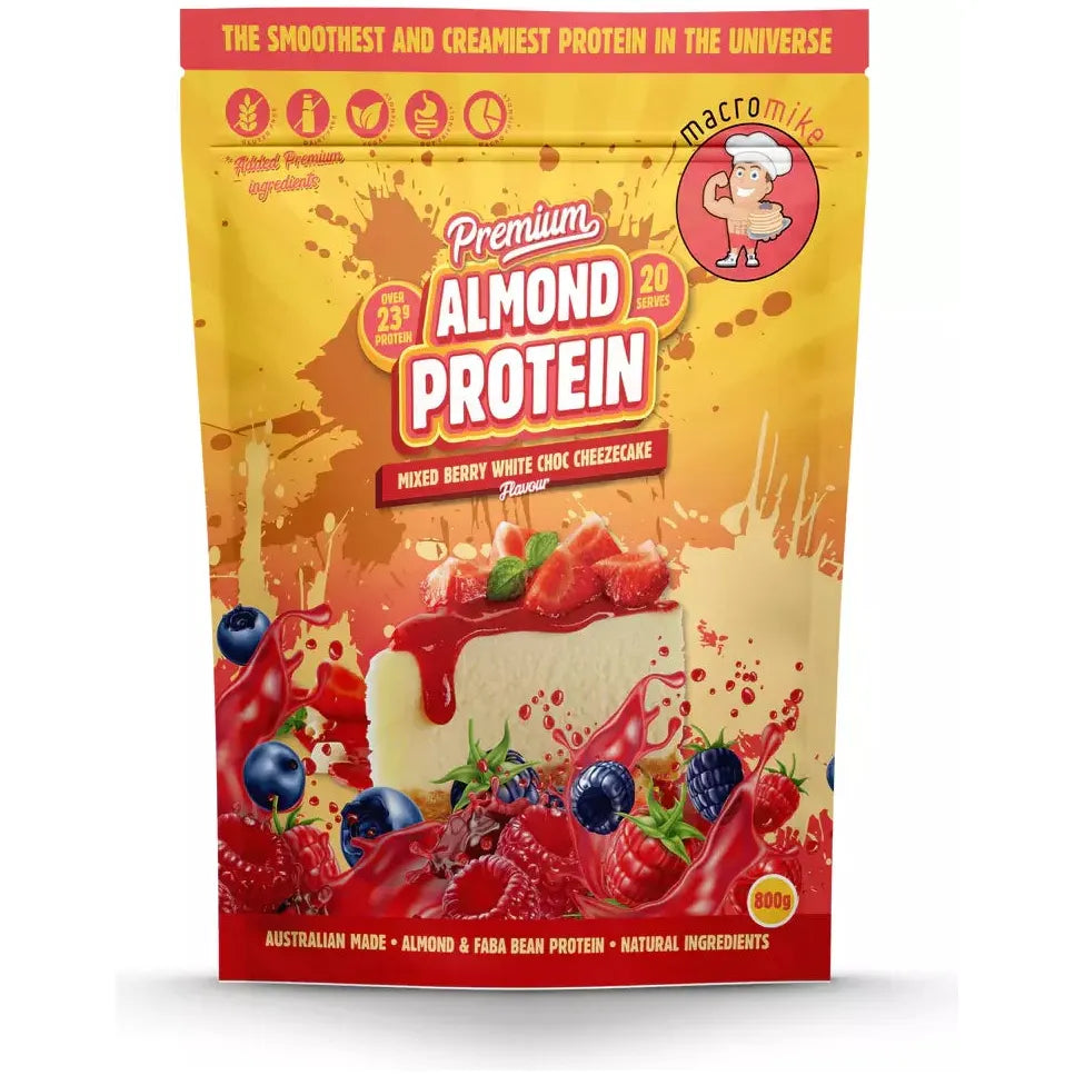 Macromike Protein Pudding Macro Mike Berry White Choc NTS Newtown Supplement Store Sydney