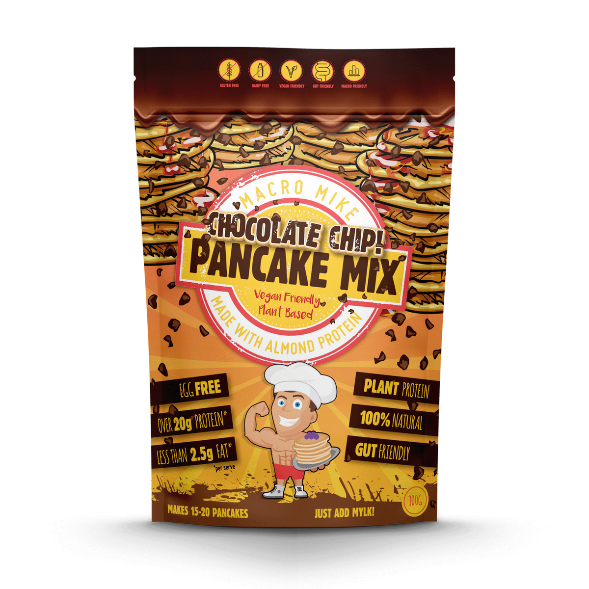 Macro Friendly Pancake Mix // Plant Based