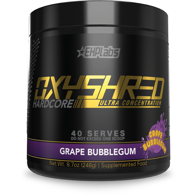 Oxyshred Hardcore // Fat Burner EHP Labs Grape Bubblegum NTS Newtown Supplement Store Sydney