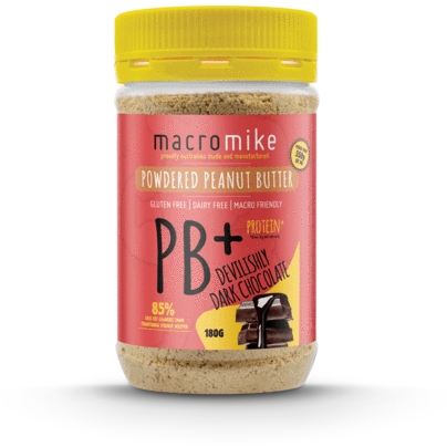 Powdered Peanut Butter Macro Mike Dark Chocolate NTS Newtown Supplement Store Sydney