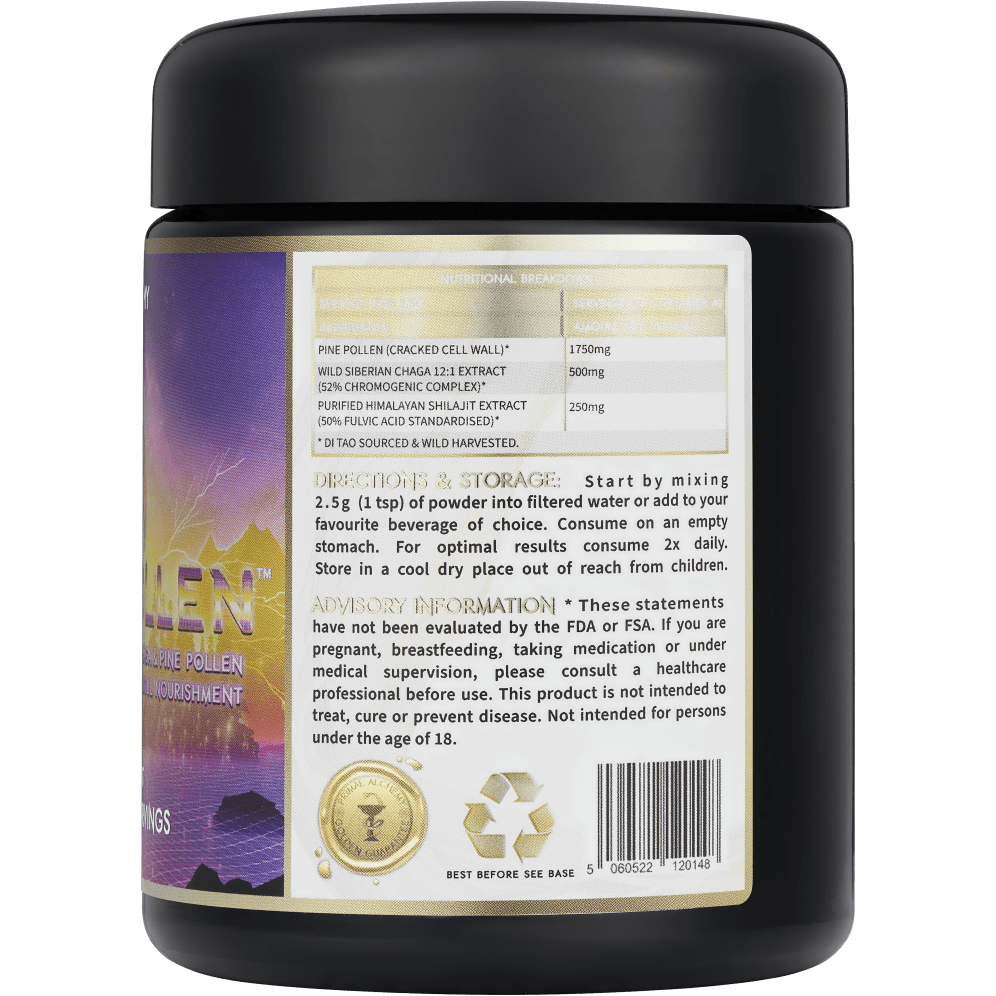 Primal Alchemy // Pineal Pollen // Prana Charged Third Eye Nutrition Primal Alchemy 100g NTS Newtown Supplement Store Sydney