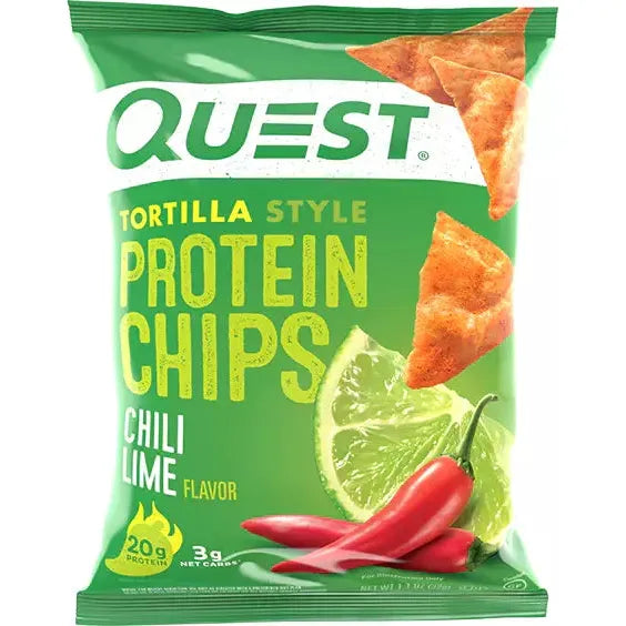 Quest Tortilla Style Protein Chips Quest Chilli Lime Flavour NTS Newtown Supplement Store Sydney