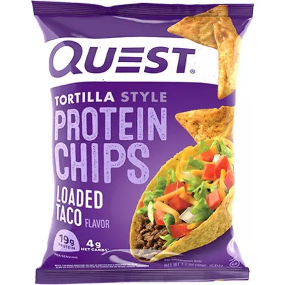 Quest Tortilla Style Protein Chips Quest Loaded Taco NTS Newtown Supplement Store Sydney