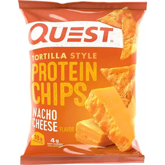 Quest Tortilla Style Protein Chips Quest Nacho Cheese Flavour NTS Newtown Supplement Store Sydney