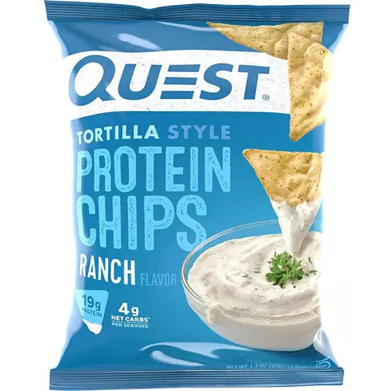 Quest Tortilla Style Protein Chips Quest Ranch Flavour NTS Newtown Supplement Store Sydney