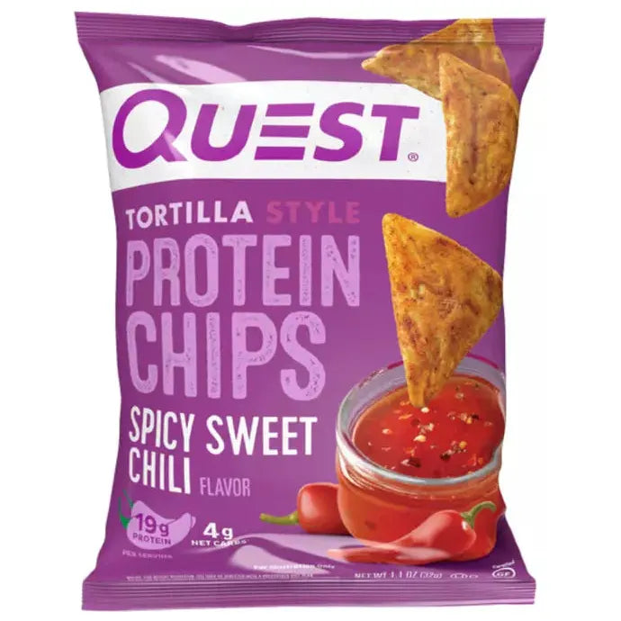 Quest Tortilla Style Protein Chips Quest Spicy Sweet Chilli NTS Newtown Supplement Store Sydney