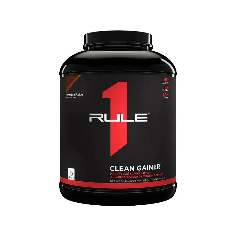 R1 Clean Gainer  // 3:1 Carbohydrate to Protein Formula Rule 1 Choc Fudge / 15 Serve NTS Newtown Supplement Store Sydney