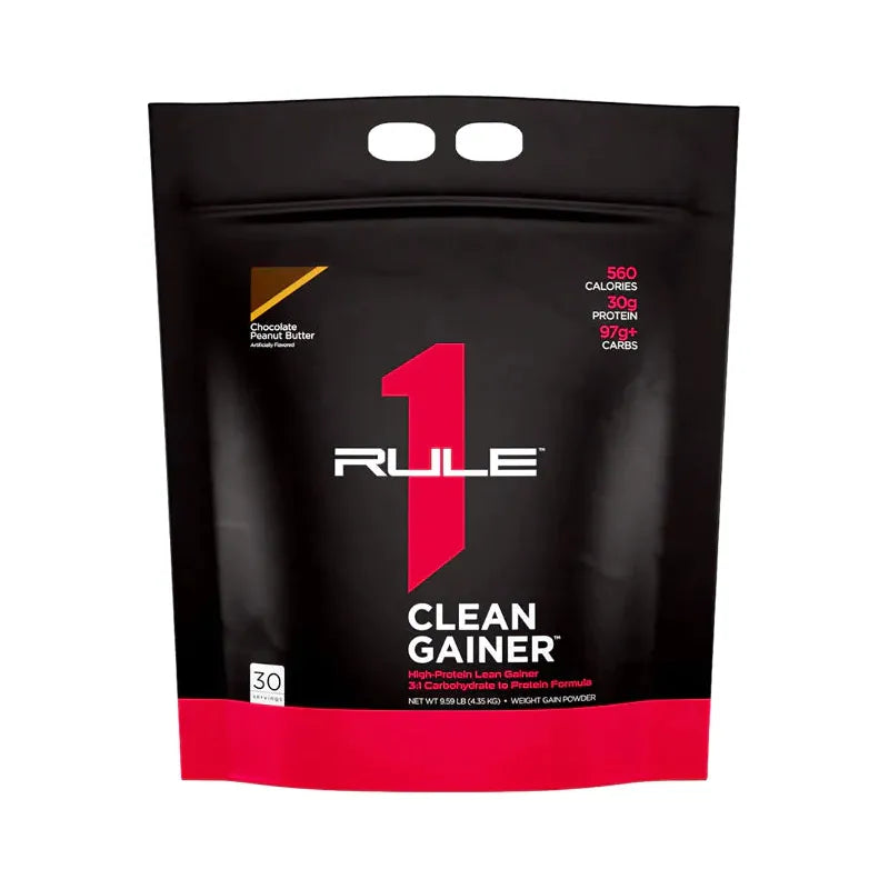 R1 Clean Gainer  // 3:1 Carbohydrate to Protein Formula Rule 1 Chocolate Peanut Butter / 30 Serve NTS Newtown Supplement Store Sydney