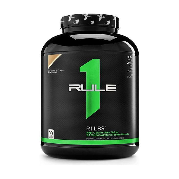R1 LBS // Mass Gainer Protein Blend Rule 1 Cookies &amp; Creme / 10 Servings NTS Newtown Supplement Store Sydney