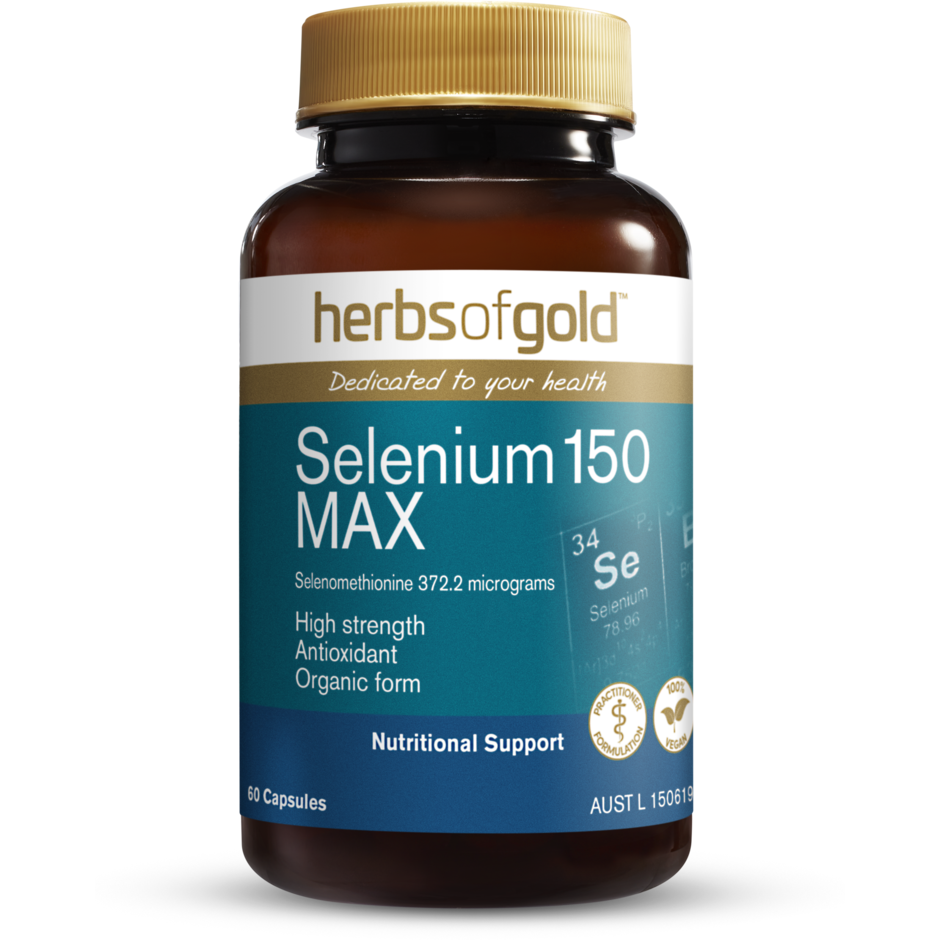 Selenium 150 MAX Herbs of Gold NTS Newtown Supplement Store Sydney