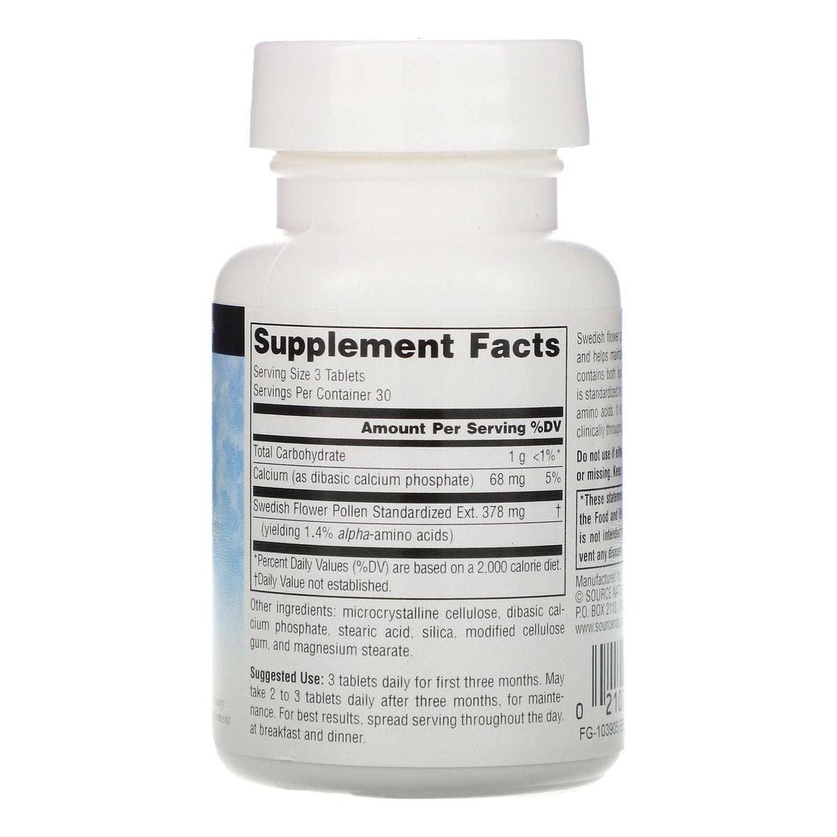 Swedish Flower Pollen // Prostate health Source Naturals NTS Newtown Supplement Store Sydney