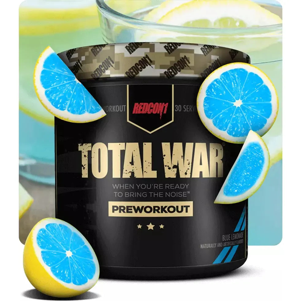 Total War // Pre Workout REDCON1 Blue Lemonade NTS Newtown Supplement Store Sydney