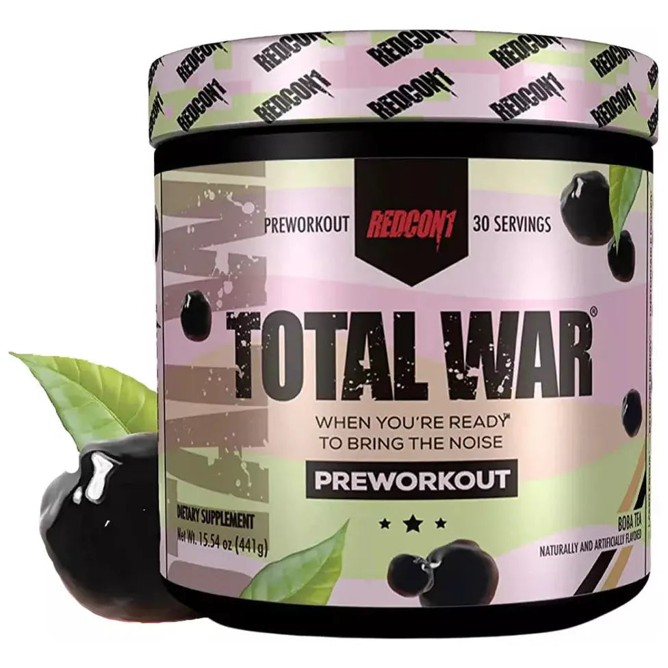 Total War // Pre Workout REDCON1 Boba Tea NTS Newtown Supplement Store Sydney