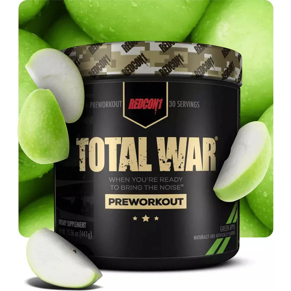 Total War // Pre Workout REDCON1 Green Apple NTS Newtown Supplement Store Sydney