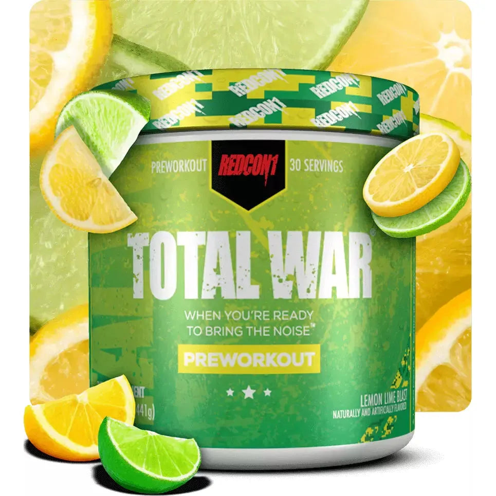 Total War // Pre Workout REDCON1 Lemon Lime Blast NTS Newtown Supplement Store Sydney