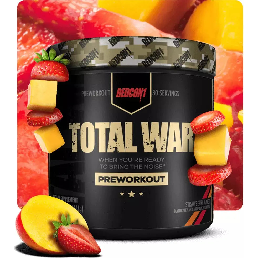 Total War // Pre Workout REDCON1 Strawberry Mango NTS Newtown Supplement Store Sydney