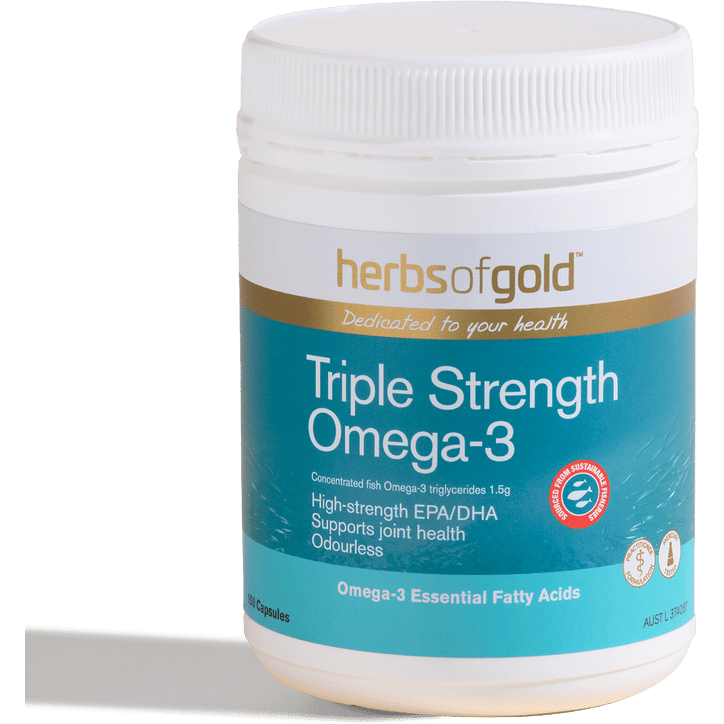 Triple Strength Omega-3 Herbs of Gold NTS Newtown Supplement Store Sydney